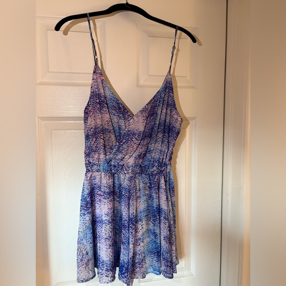 Show Me Your MuMu Blue and Pink Romper
